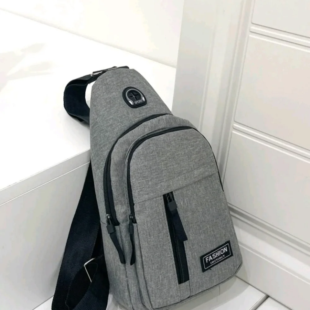 1pc Messenger Bag Men's Oxford Bag Sling Purse Multi-Functional Sports Leisu